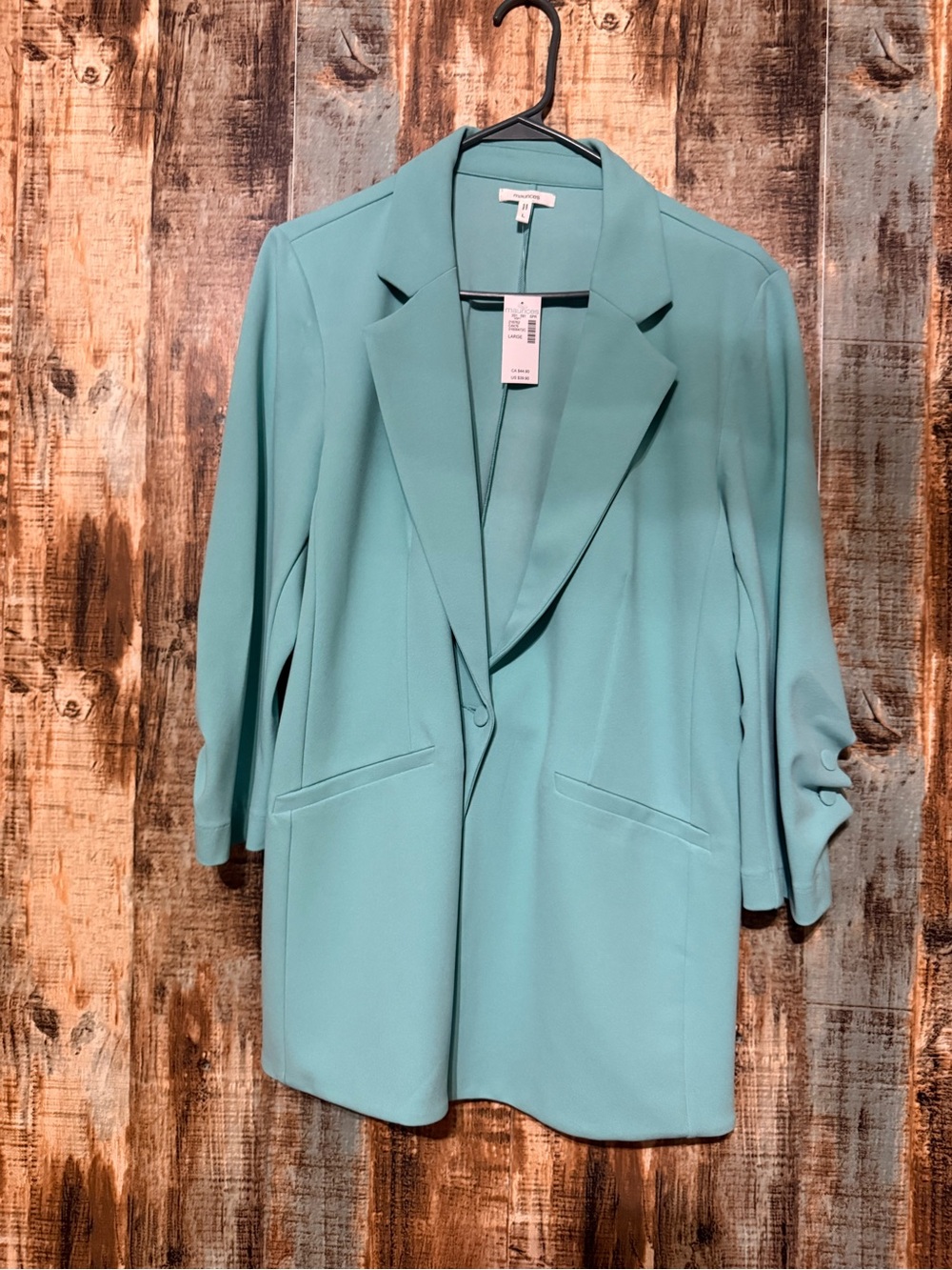 Maurices Seafoam Tailored Single-Button Blazer